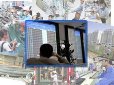 Hàng chục ngàn doanh nghiệp giải thể hay ngừng hoạt động riêng trong quí 1/ 2012. RFA/AFP photo.