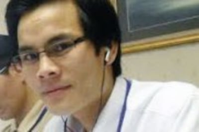 Anh Paulus Lê Sơn bị bắt trên đường Bùi Xương Trạch của thành phố Hà Nội.