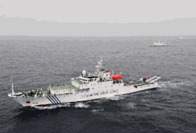 Tàu chiến Haijian (Hải Giám) hiện đại của Trung Quốc tuần tiểu ngày đêm trên các khu vực tranh chấp ở Biển Đông. Nguồn báo TQ/peopledaily.cn.