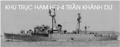 Khu trục hạm HQ4 Trần Khánh Dư tham dự trận hải chiến với Trung Quốc năm 1974.Source lichsuvn.info