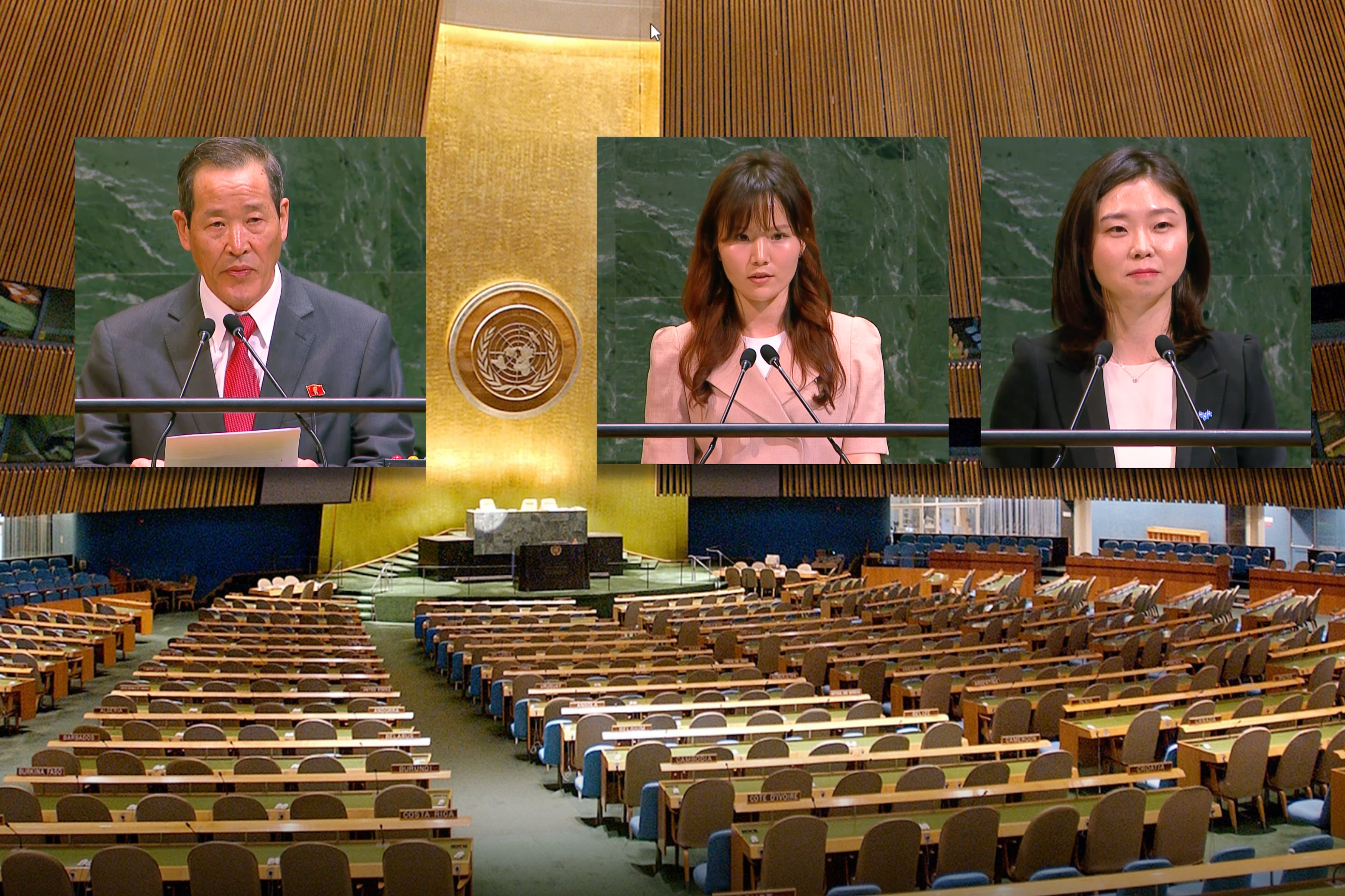 North Korean escapees speak at UN General Assembly, drawing anger from Pyongyang