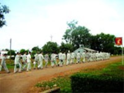 Các phạm nhân phân trại K1 thuộc trại giam Z30A